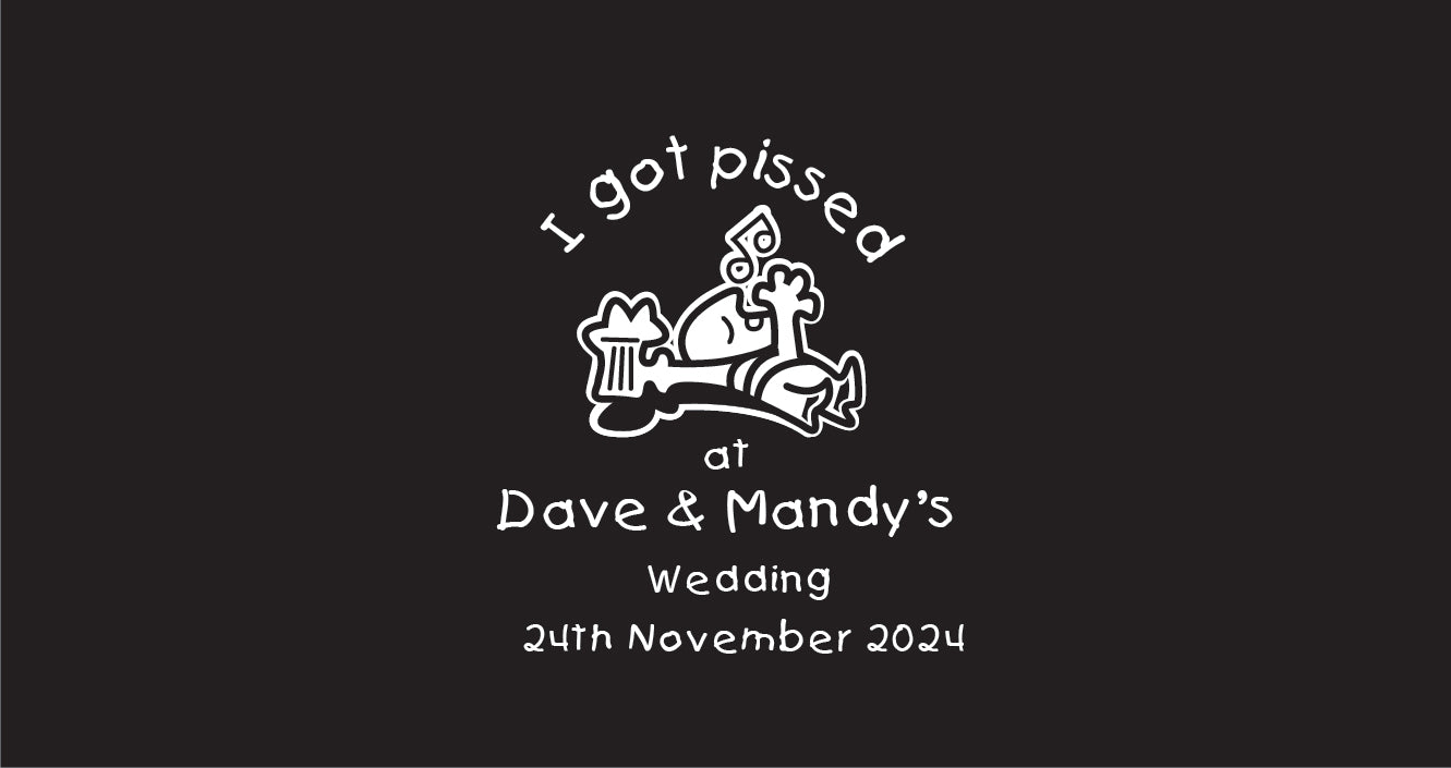 I Got Pissed Wedding