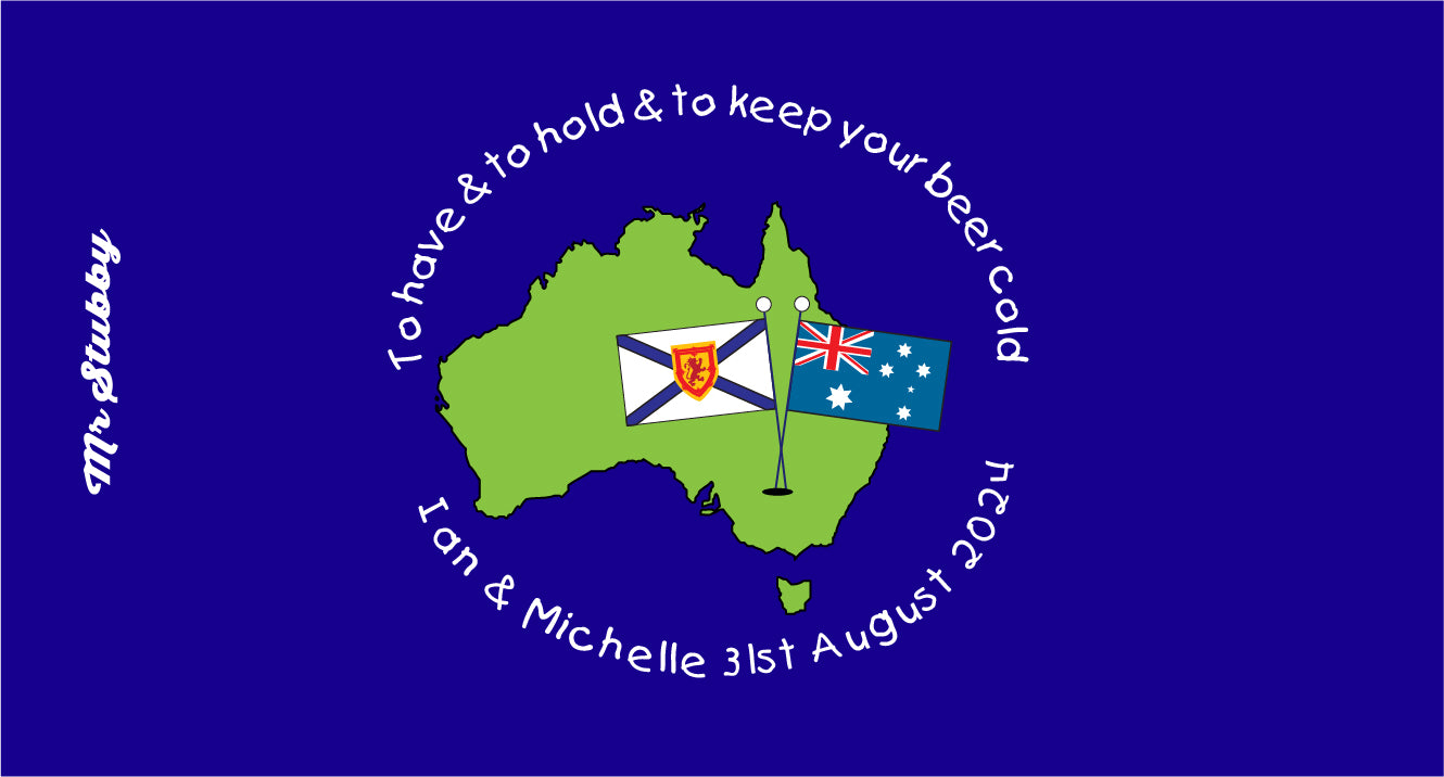 Aussie Map with Flags