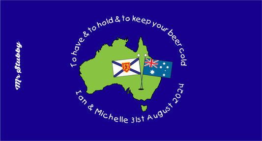 Aussie Map with Flags