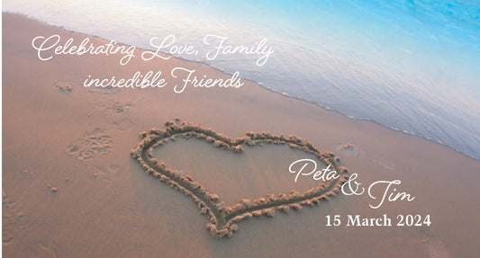 Beach Heart in sand