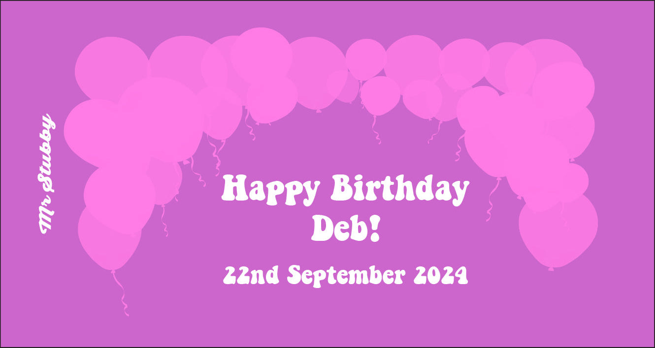 Birthday balloons stubby holder